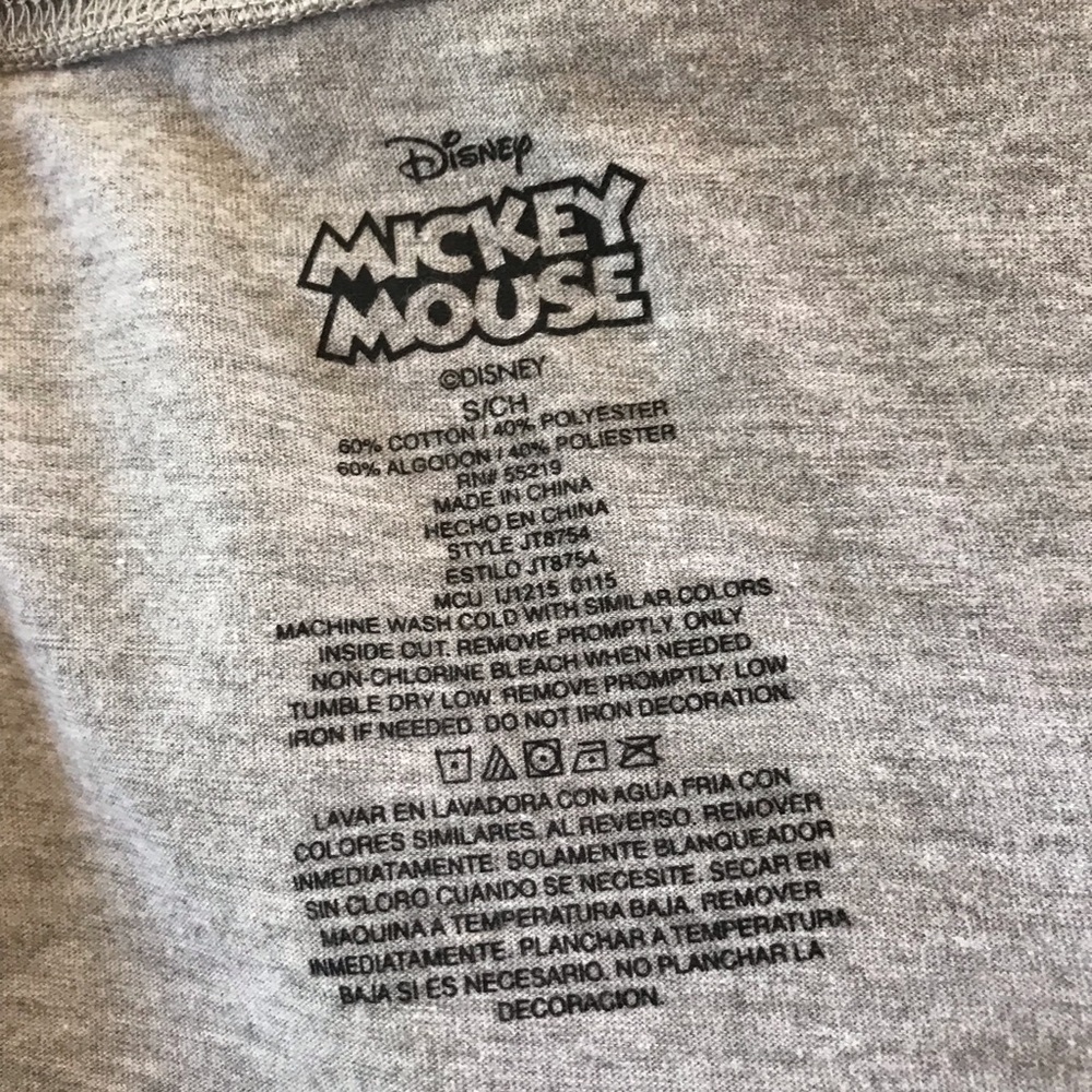 Disney Mickey Mouse Short Sleeve T-Shirt - Picture 6 of 6